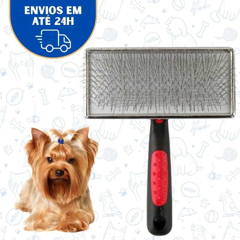 Escova Pet Cachorro Gato Pente Cerdas De Aço Para Pentear Cachorros e Gatos Pet Tirar os Pelos