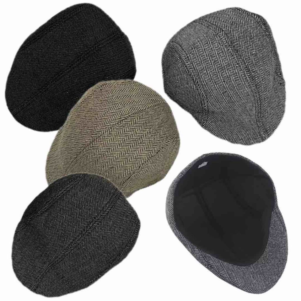 Boina Masculina De Lã Masculina Moda Italiano Tipo Brim