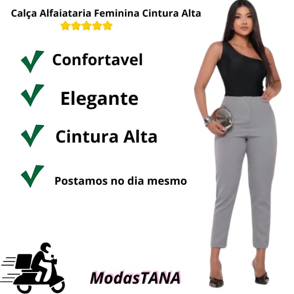 Calça Feminina Social Alfaiataria Conforto e Sofisticação para Mulheres Modernas 2025