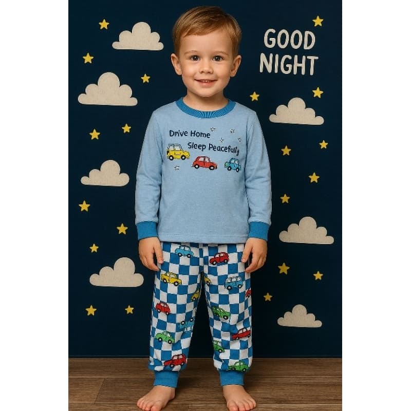Pijama infantil para MENINO de 1 a 8 anos | quentinho e confortável para noites tranquilas | macio e estampa divertida