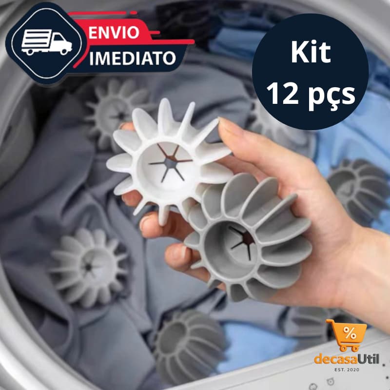 Esferas Bola De Lavar Roupa Silicone De Lavanderia Para Máquina De Lavar Reutilizável
