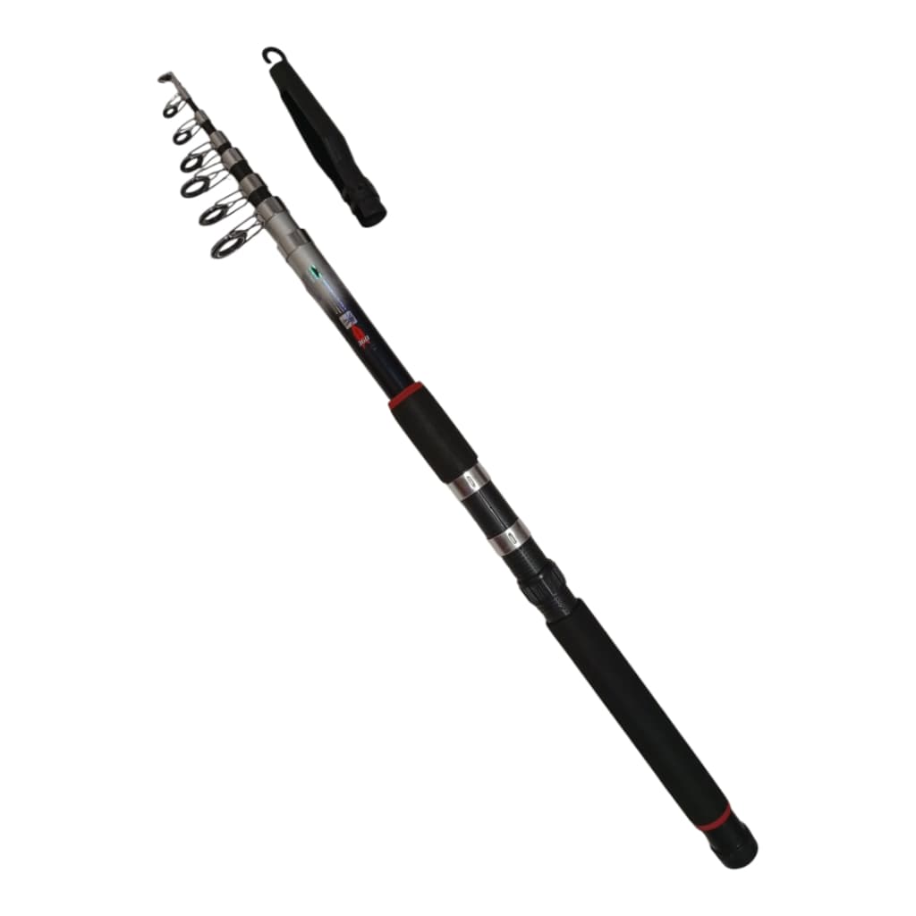 Vara Telescópica Winner Surf 3.60M Retrátil 30 Quilos - Pesca Praia Costão ou Rios - Mix Carbon
