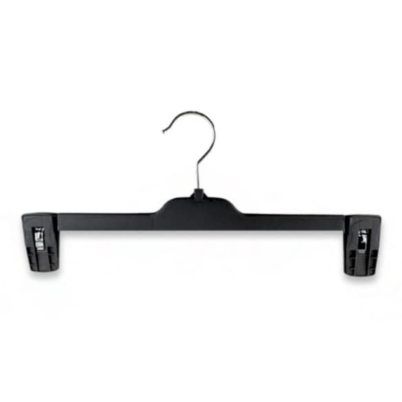 Cabide Adulto c/clips 35 cm Fosco - 2047 Preto - 100 peças