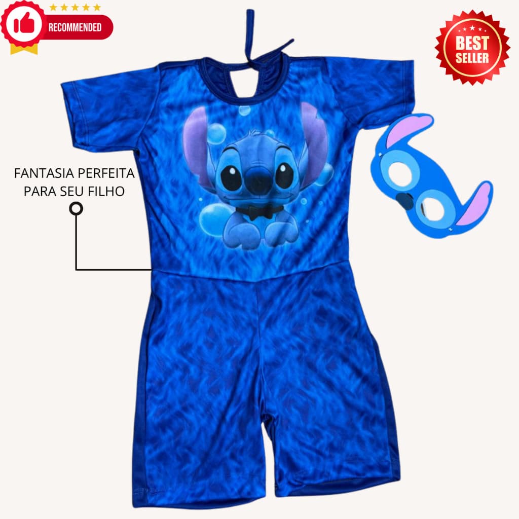 Fantasia Lilo & Stitch Infantil – Meninos e Meninas | Envio Rápido