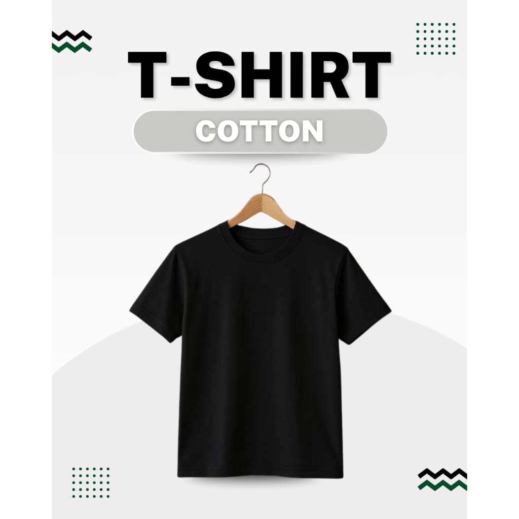 COTTON ALGODAO E ELASTANO CAMISETA MASCULINA