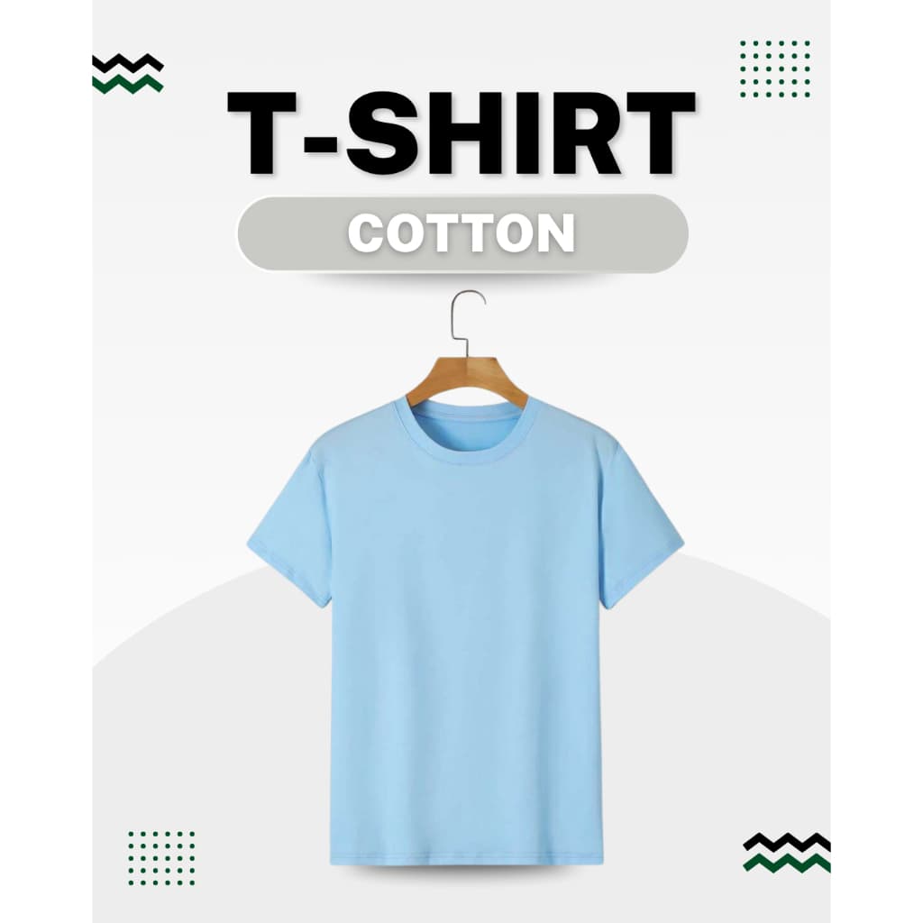 CAMISETA COTTON ALGODAO E ELASTANO