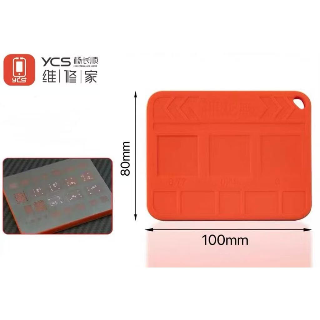 Mr. Yang-YCS Almofada Reparador estanho Apple/Android iPad CPU Chip IC isolamento De Alta Temperatura Mesa De Silicone