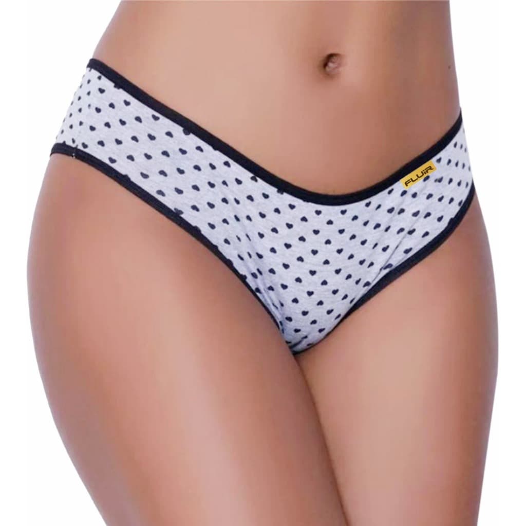 Kit 10 Calcinhas Tanga Conforto Cotton Algodão
