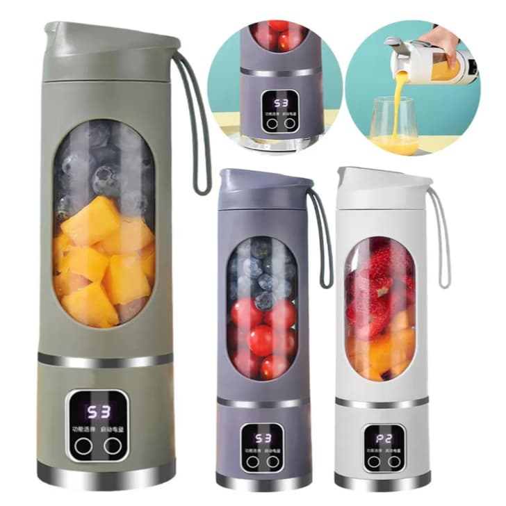 Mini Liquidificador Portátil De Suco Vitaminas Recarregavel