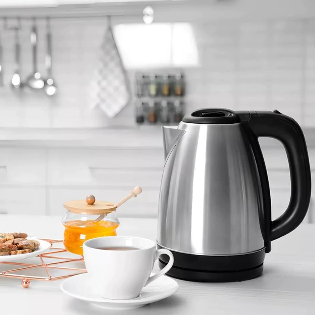 Chaleira Elétrica Inox 2L Água Quente Preparo Bebidas Proteção Automática Cozinha