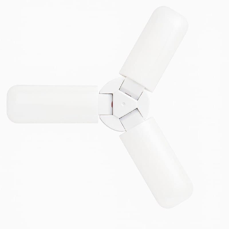 Lâmpada Led 25w Pétalas Dobrável Ajustável  3 Folhas Multifuncional