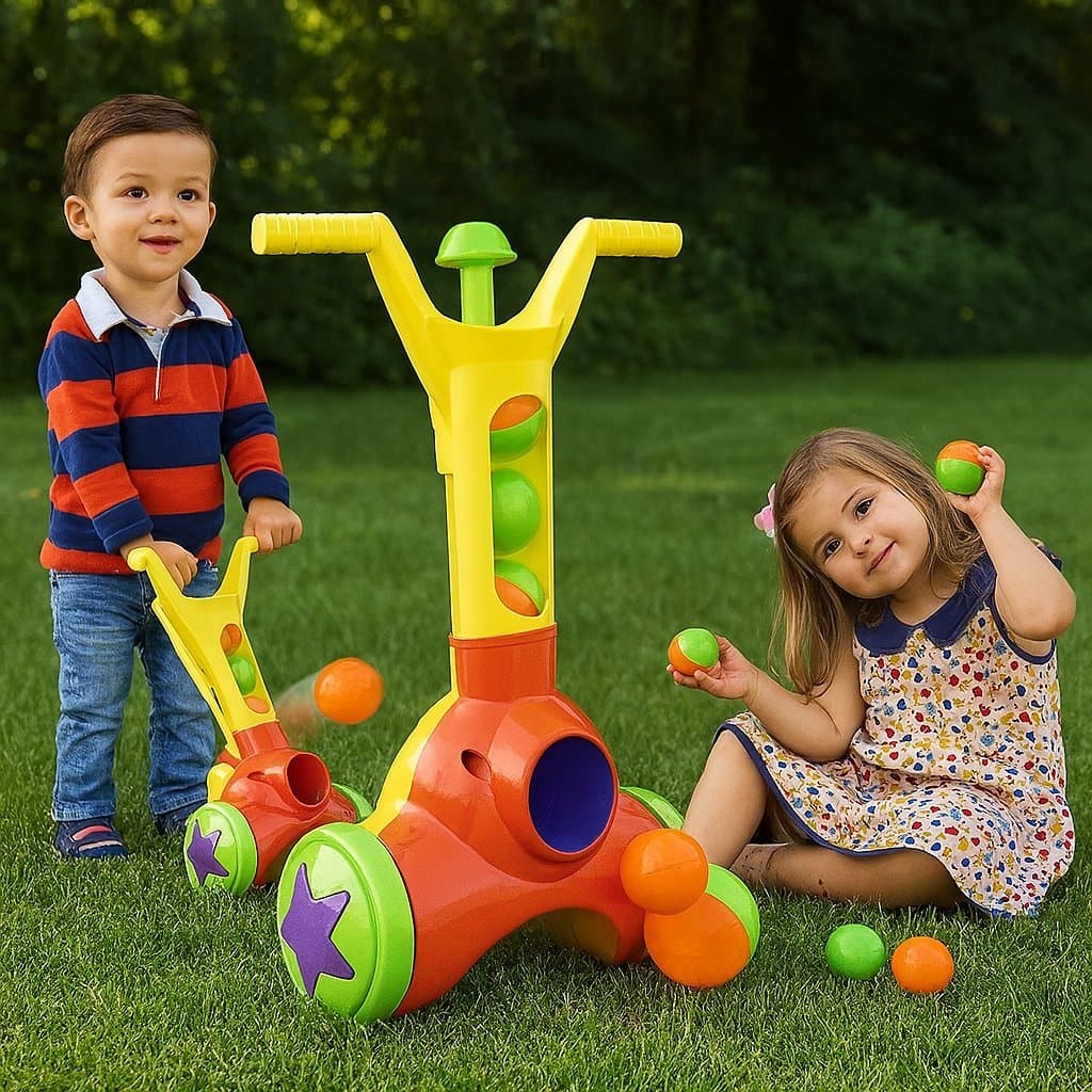 Brinquedo Interativo Andador Boom Ball Infantil Lança Bola - Dismat
