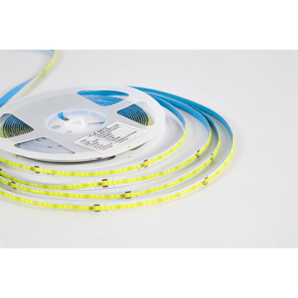 Fita Led Cob 10m 320led/m 15w Direta Na Rede 110v Ou 220v Branco Quente 3000k Iluminação