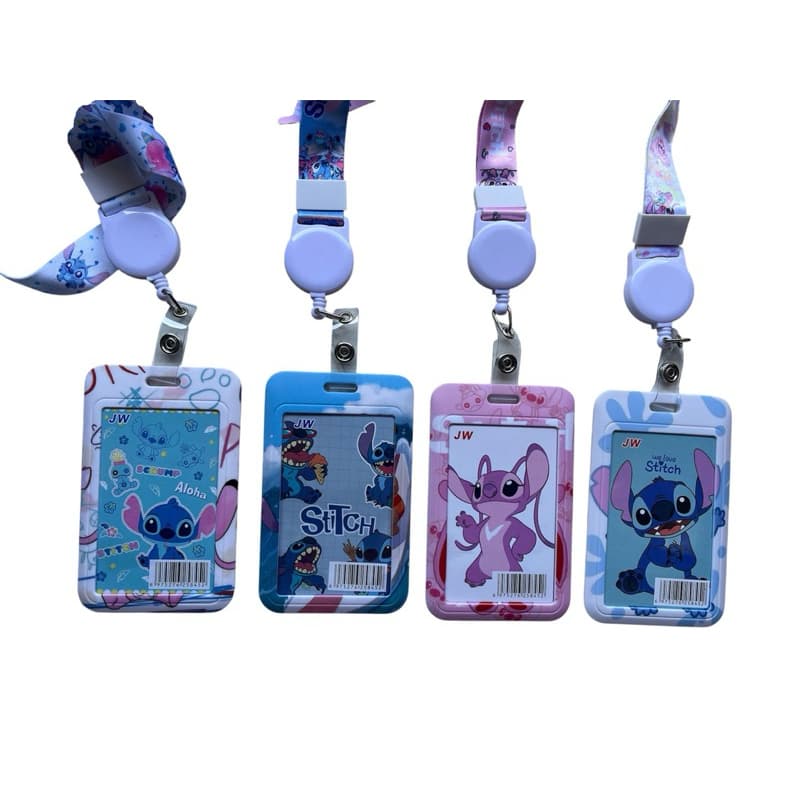 Crachá com Elástico Stitch Porta Cartão stitch