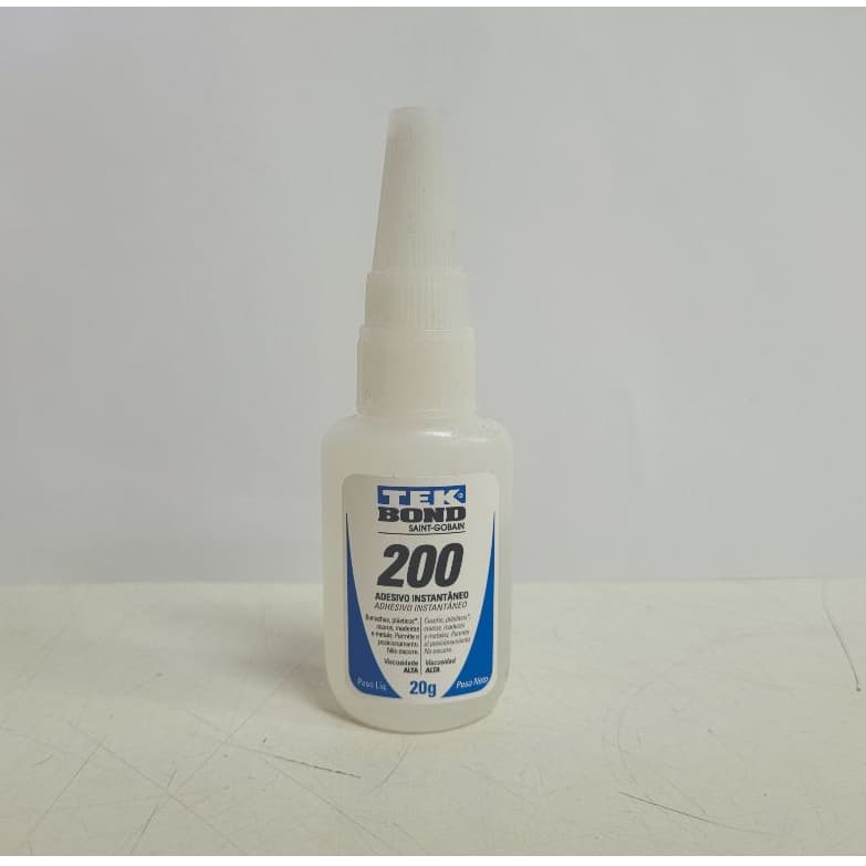 Cola Adesivo Instantaneo 200 20g Tekbond  - Bico Antientupimento, 1 Unidade