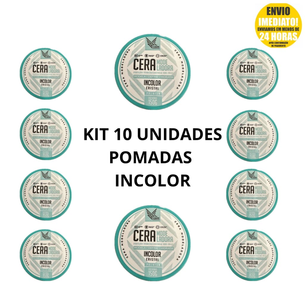 POMADA/ PASTA/ CERA MODELADORA HAWK 150 GRS BLACK, TEIA, MATTE, CARAMELO, INCOLOR