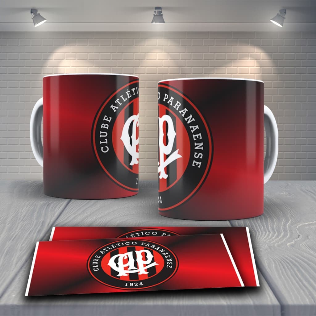 Caneca Atlético Paranaense 325 ml Porcelana