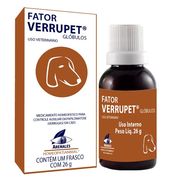Glóbulos Fator Verrupet Medicamento Homeopático 26g Arenales