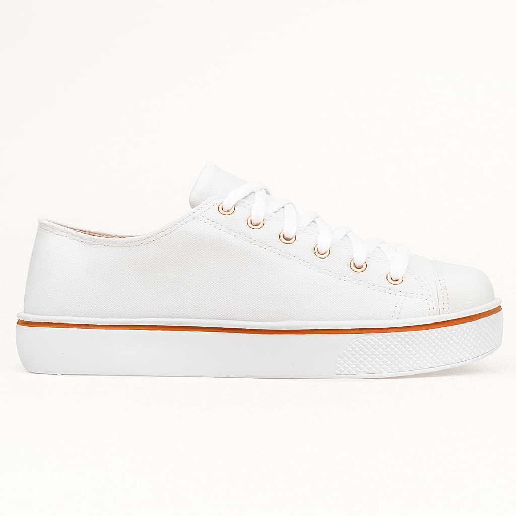 Tênis Giovanna Star Casual Flat Form Slip-on Estilo Sneakers Plataforma Confortável.