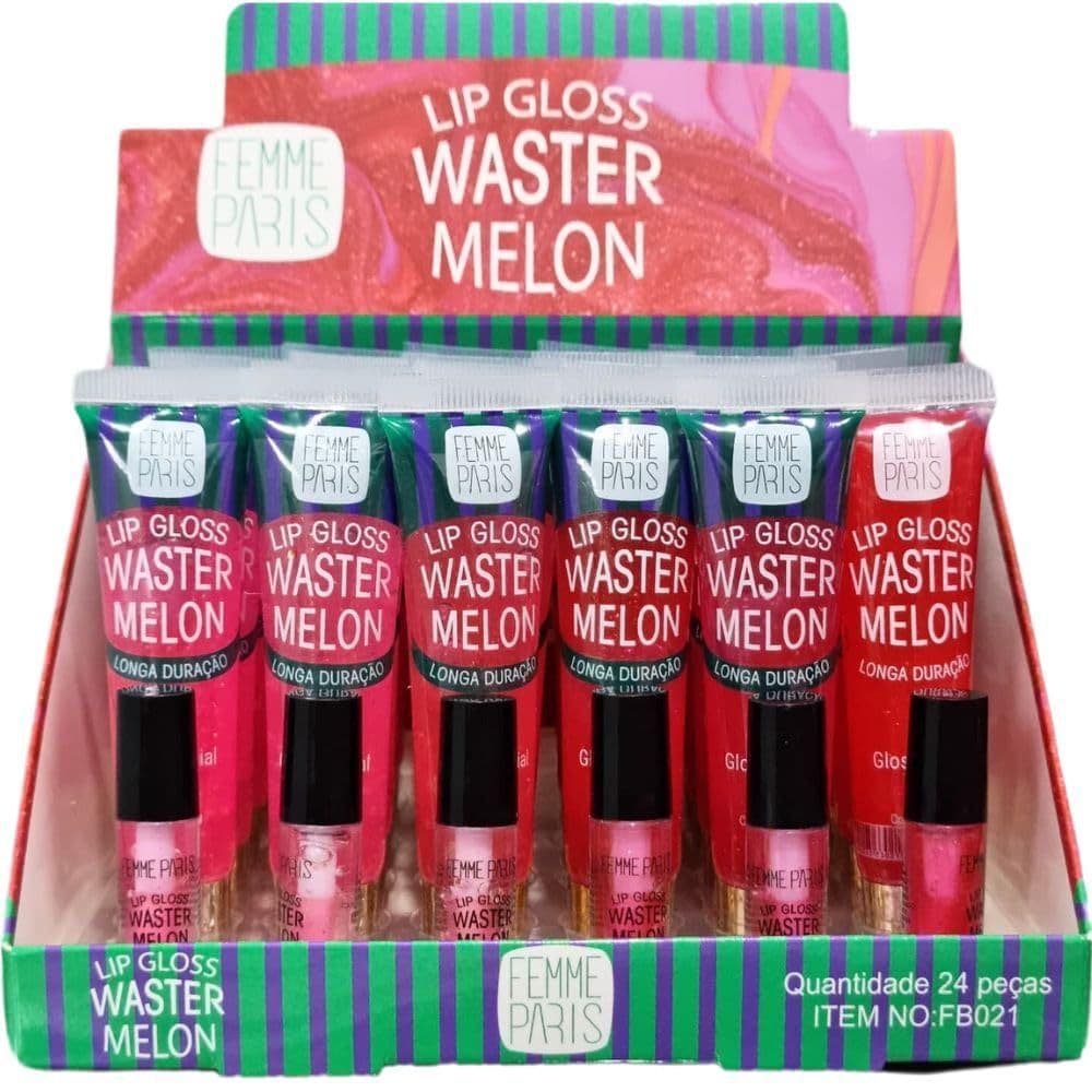 Lip Gloss Waster Melon Femme Paris 15g - Escolha a sua Cor