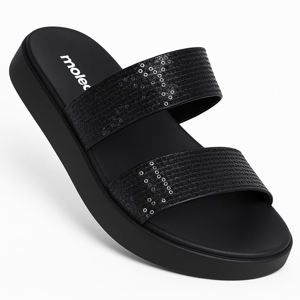 Sandália Moleca Feminina Papete Flatform Conforto 5469-131