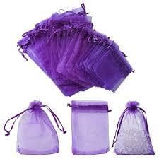 Kit 8 Sacos de Organza Colorido (Escolha Cor) para Presente Lembrança
