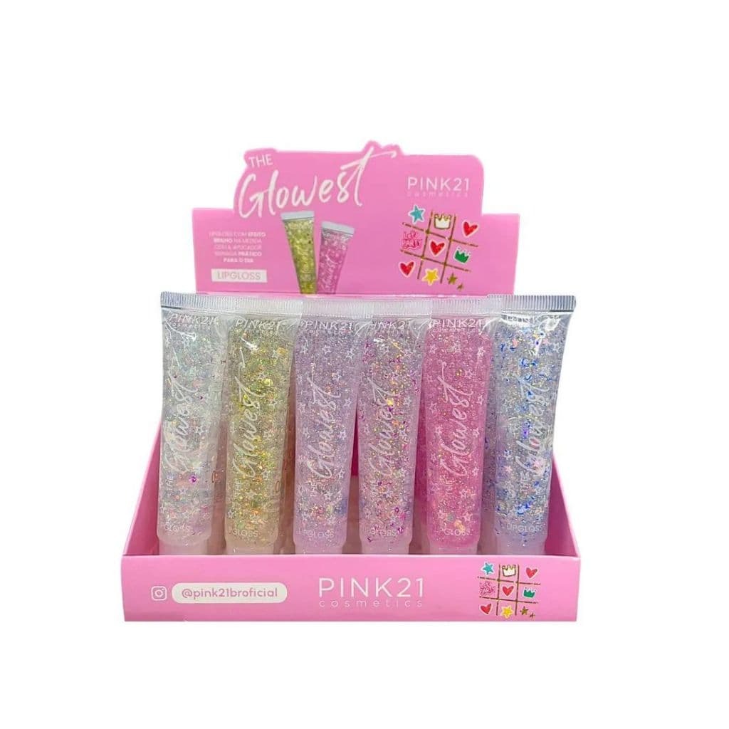 Lip Gloss The Glowest Pink 21 - Escolha a sua Cor