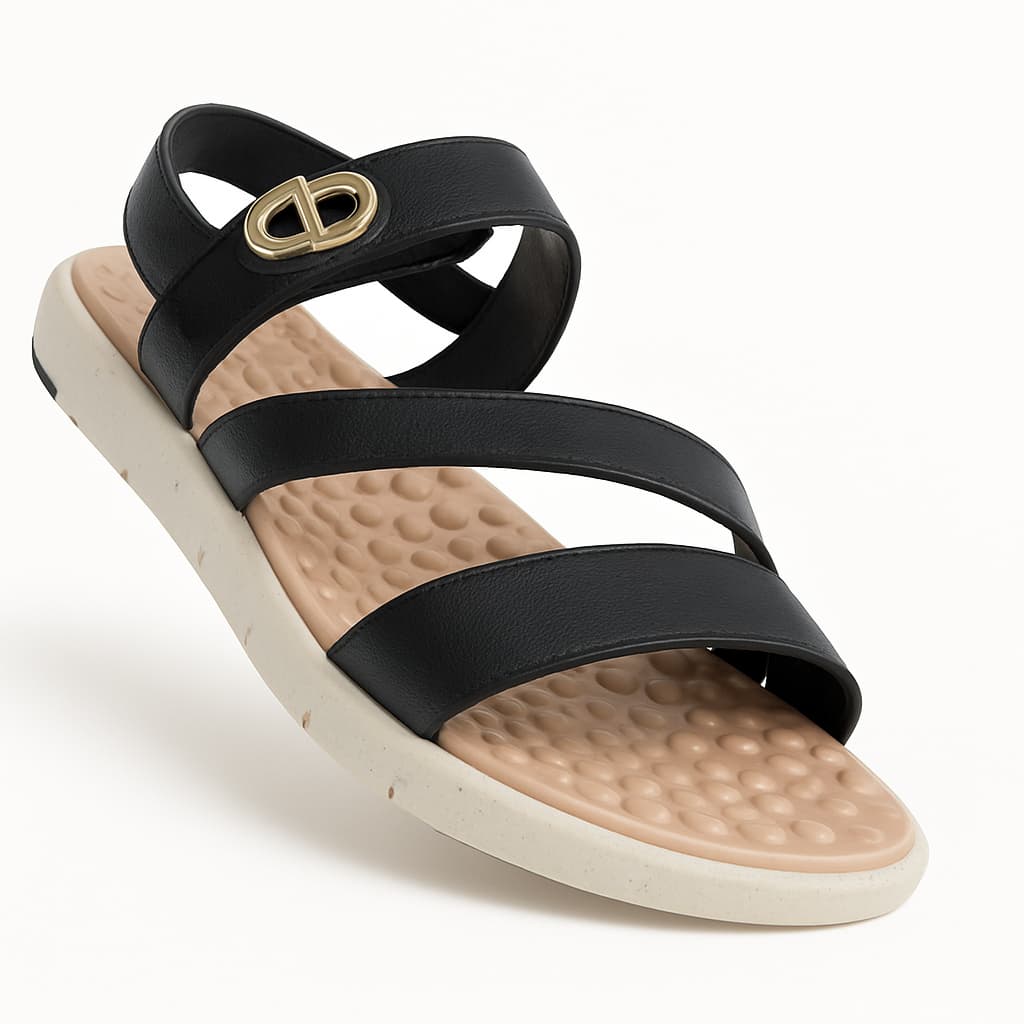 Sandália Modare Feminina Esporão Ultra Conforto 7162.223 Preto