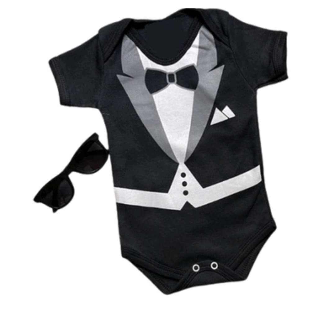 Body Bebê Terninho+Óculos Tematico Mesversario