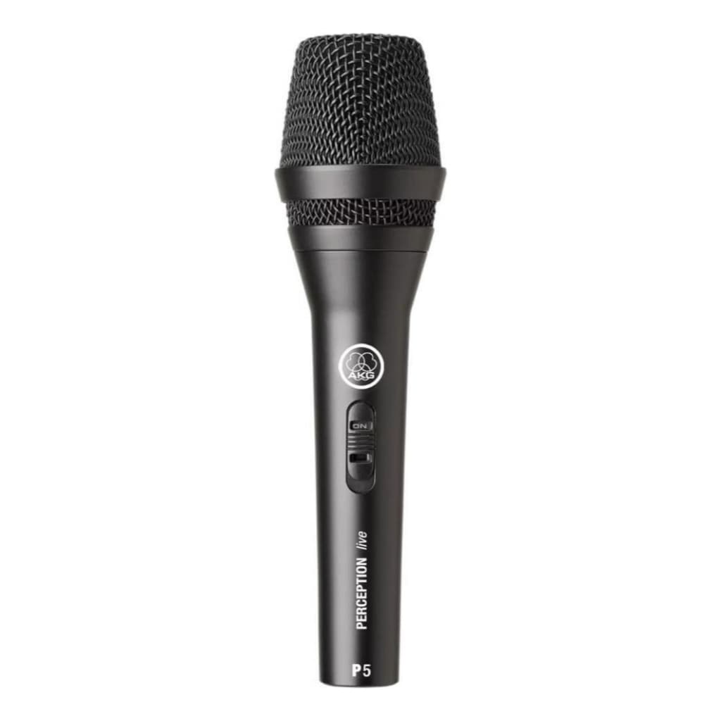 Microfone Profissional AKG P5s Dinâmico, Supercardioide Com Fio