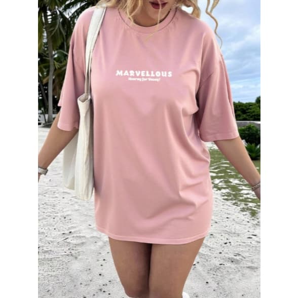 Camiseta Moda Praia Verão Estilo Estampa ''Get Ready For Summer''