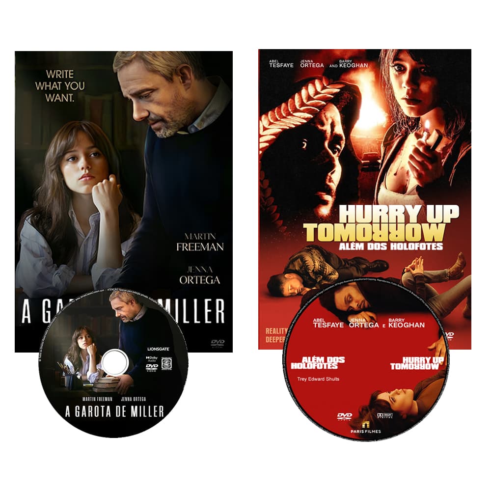 DVD A Garota de Miller / Além dos Holofotes - Jenna Ortega FILMES