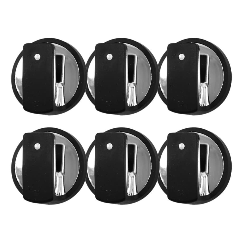 Kit 6 Botões Manípulos Fogão Mueller Decorato Vetro 5 Bocas Original