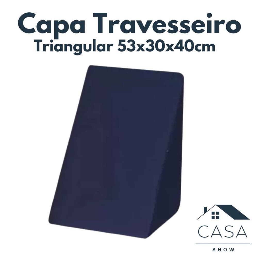 Capa Travesseiro Encosto Triângular Impermeável
