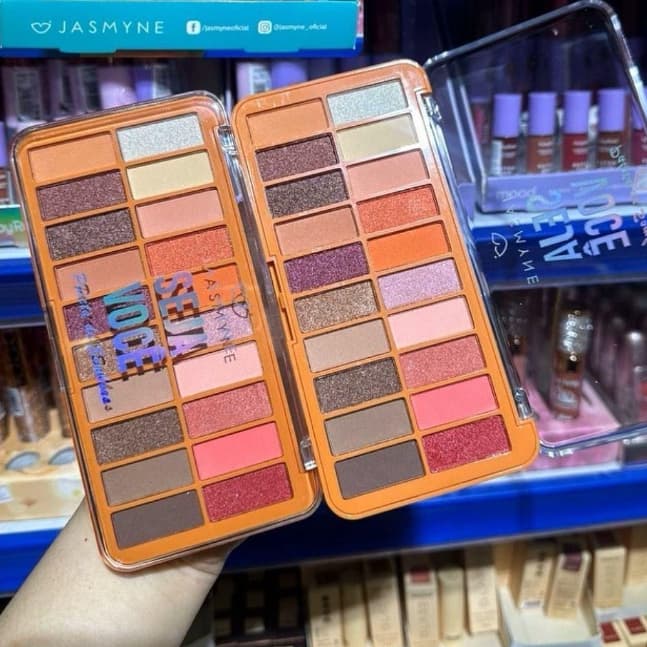 Paleta de Sombra 20 Cores Jasmyne Seja Voce Cintilantes e Matte