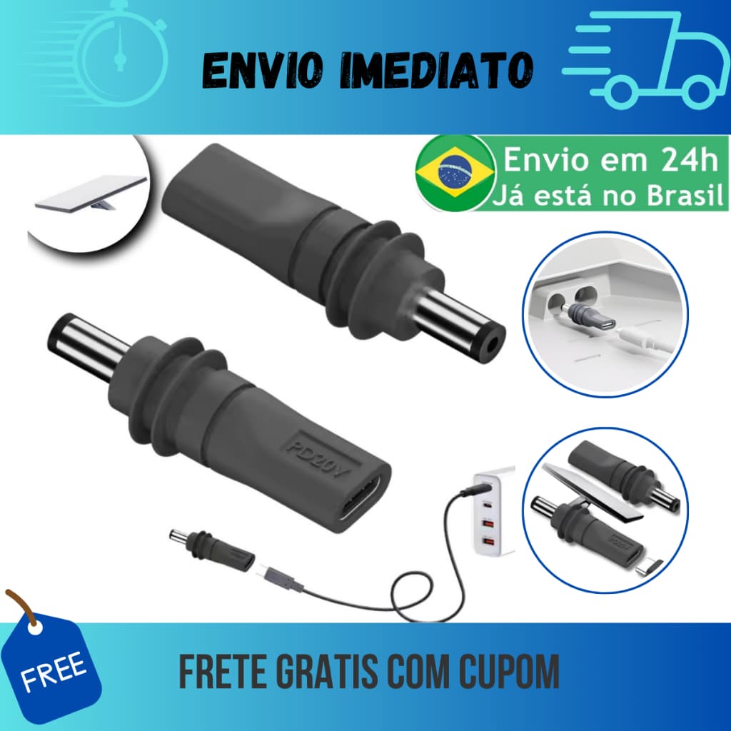 Adaptador Starlink Mini Cabo De Alimentação Tipo C Para Dc