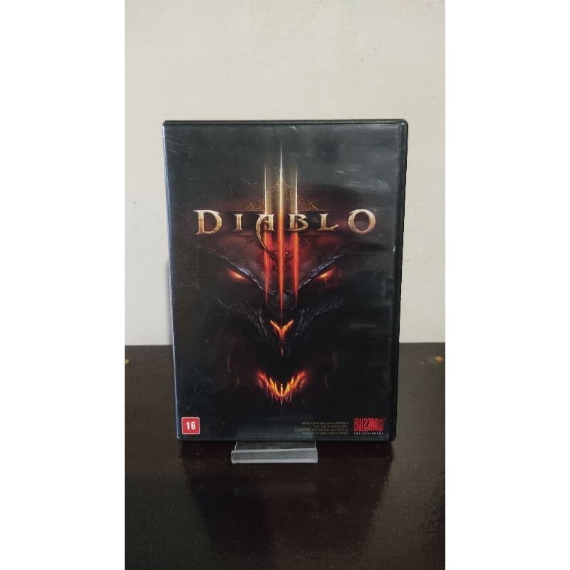 DVD Original Diablo III PC – Estojo + Encarte – Blizzard – Colecionador