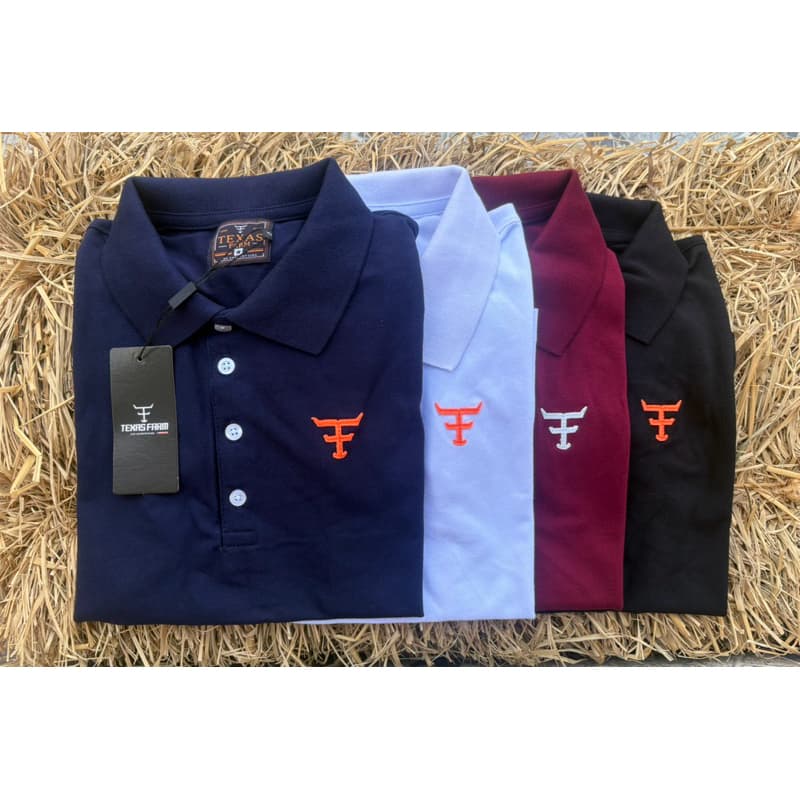 Gola polo feminina Linha TEXAS FARM premium rodeio