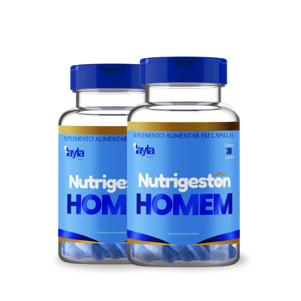 Nutrigeston Homem Kit 2 Potes Fertilidade Masculina 60 Cápsulas