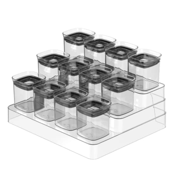 Organizador de Temperos Multi Nível Linha Block 13 peças OU