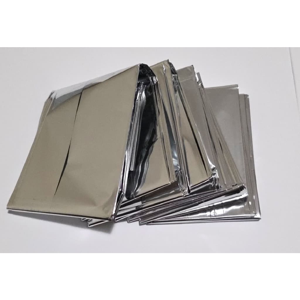 Cobertor Manta Térmica Aluminizado - Para Resgate, Emergência e Camping - 2,10 x 1,40m