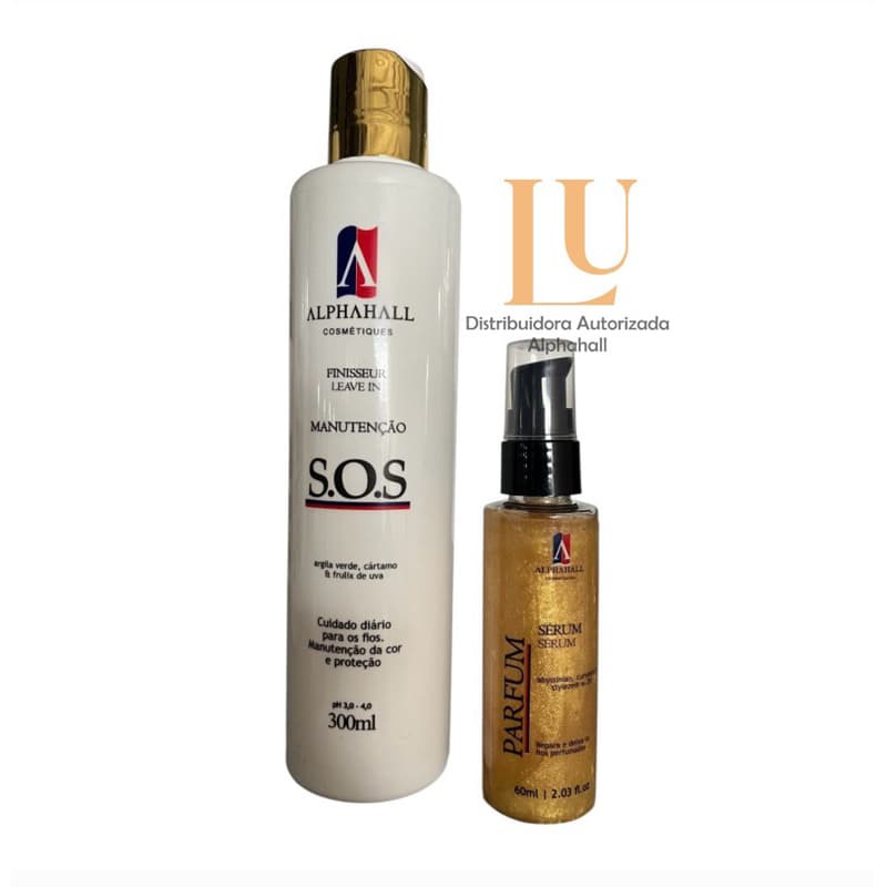 Leave-in sos 300 ml  +serum ouro