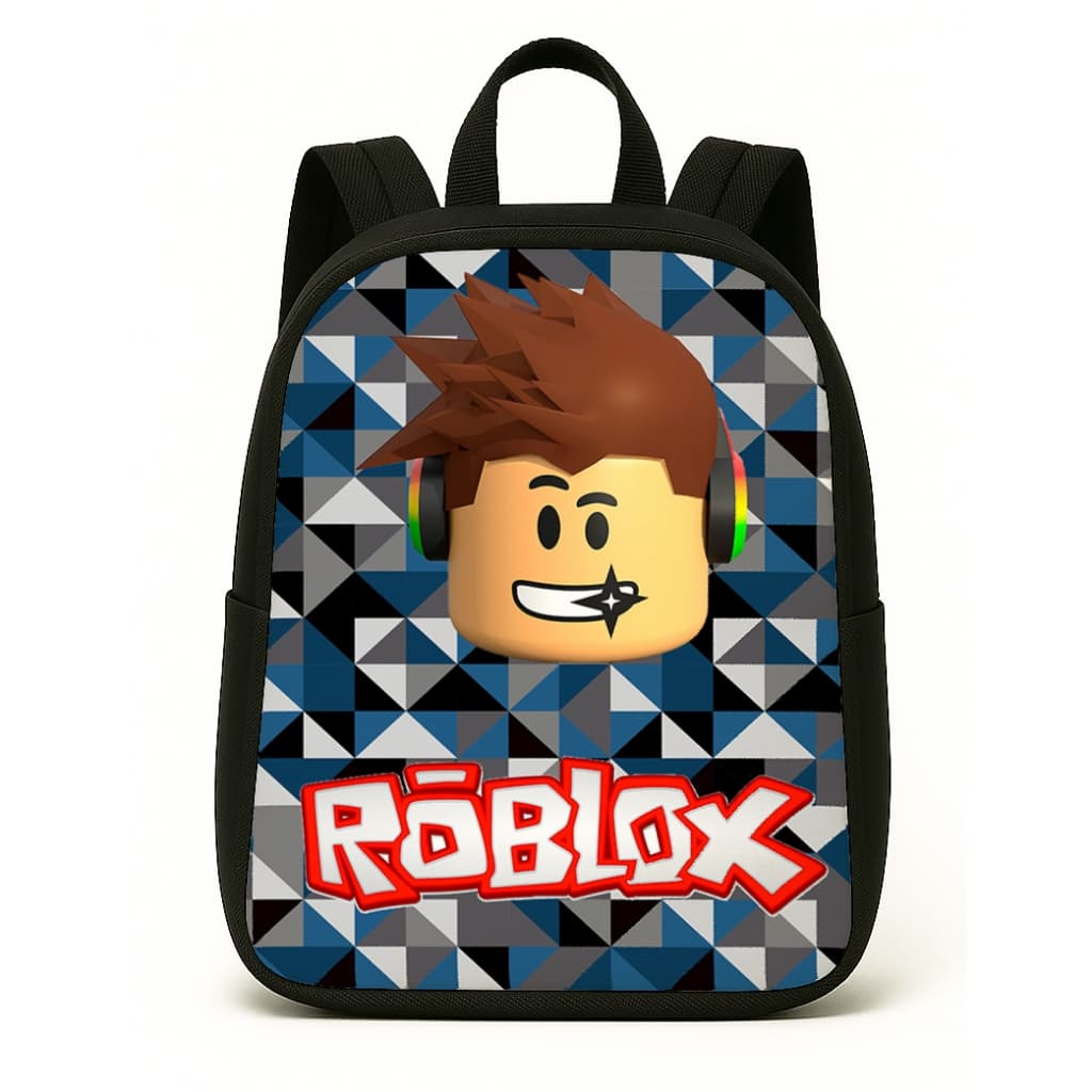Mochila infantil Pequena Pré-Escolar Roblox creche com Personagens