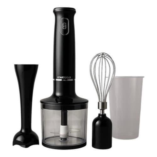 Kit Mixer Triturador Processador Batedor Elétrico Bate Alimentos 3 em 1 Portatil 127v/220v - Sortida