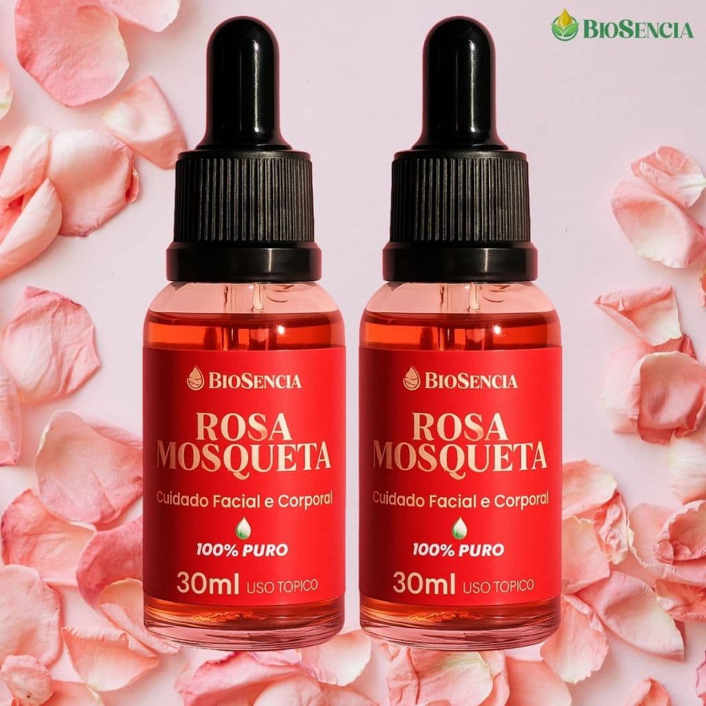 Kit 2x Óleo Rosa Mosqueta Rubiginosa 30ml – Hidratação Natural e Uniformidade da Pele