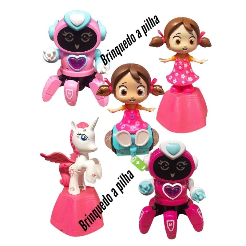 Brinquedo Robô Dance Girl Caranguejo Robô Unicórnio Lampadinha Bonecas A Pilha Brinquedos Divertido  Robótica Bonecas