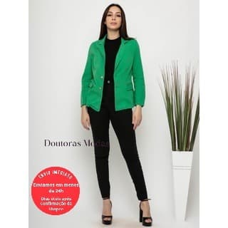 Doutoras Modas Blazer Jeans tingido  6296