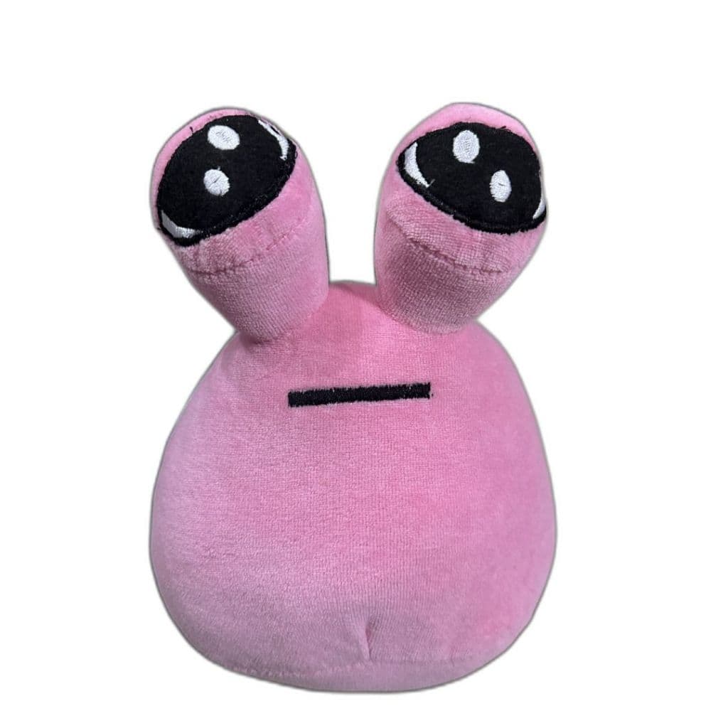 Pou Rosa Pelúcia - 20cm, pronta entrega e envio imediato
