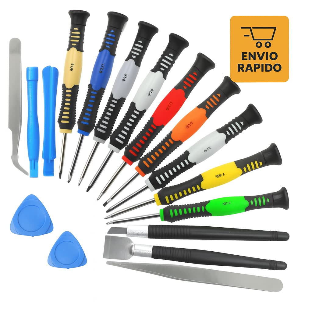 Kit Chaves de Precisão 16 Peças – Para Celular e Notebook | Manutenção e Reparo