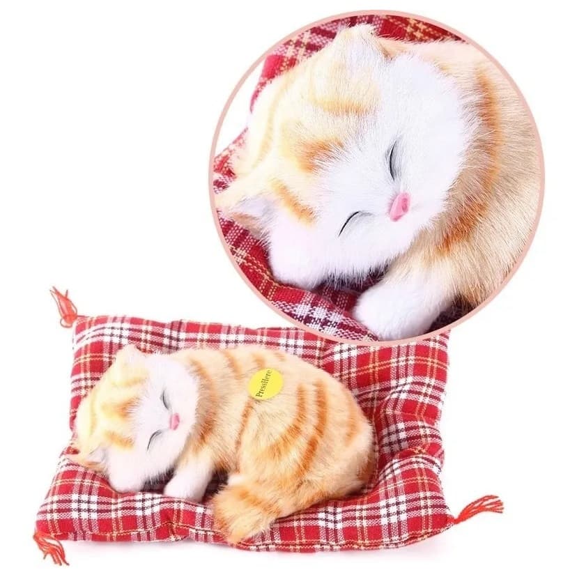 Gato Filhote Realista Mesclado Com Caminha Fofinho
